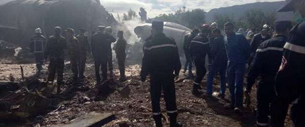 Crash d'un Avion Militaire en Algérie